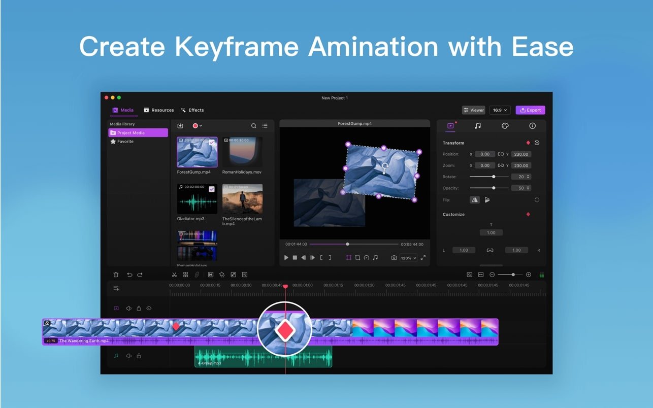 Filmage Editor screenshot 2